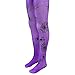Purple Mid-rise Spider Webs Halloween Children's Cosplay Costume Tights (Medium)