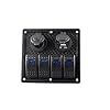 DCFlat-5-Pin-4-Gang-LED-Car-Marine-Boat-Rocker-Switch-Panel-Dual-USB-Waterproof-Power-Socket