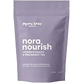 Nora Nourish Organic Pregnancy Tea – Red Raspberry Leaf Herbal Blend for Third Trimester, Postpartum & Women's Health – Caffe