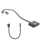 Duo and fireCable USB Power Cable for Amazon Fire TV Stick and Other Streaming Media Players (Stream Faster and Declutter Messy TV Cables)