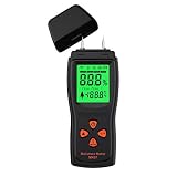 Handheld Mini Wood Moisture Meter Meterk Digital LCD Lumber Damp Meter Detector Tester 2 Pin Probe Range 2%～70%