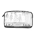 15 Pack Travel Bottle Kit Set – Leak Proof Toiletry Cosmetic Makeup Liquids Containers for Lotion, Shampoo, Cream, Soap with Travel Bag – Clear