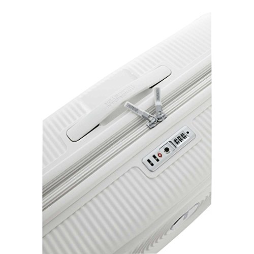 American Tourister Curio Hardside Luggage with Spinner Wheels, White