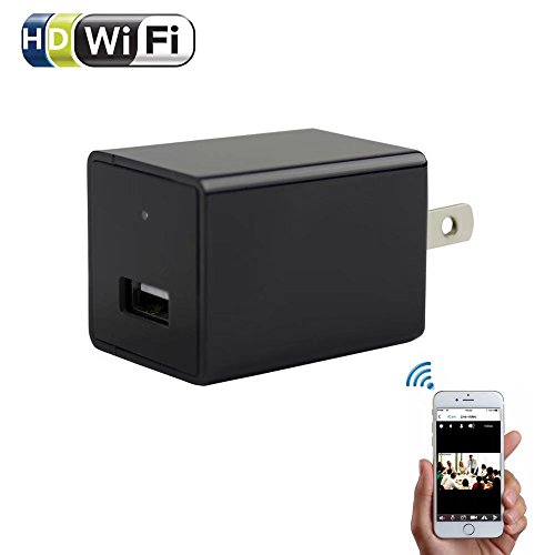 Wifi wall charger mini camera - 1080p hd p2p wireless w…