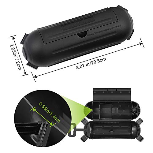 DEWENWILS 6Pack Outdoor Extension Cord Safety Cover, WaterResistant