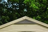 Keter Factor Outdoor Plastic Garden Storage Shed Beige 255 x 256.5 x 243 cm view 10