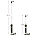 Transparent Float Selfie Pole Extendable Floating Monopod Handheld Cameras Selfie Stick for GoPro, 15-25 Inch