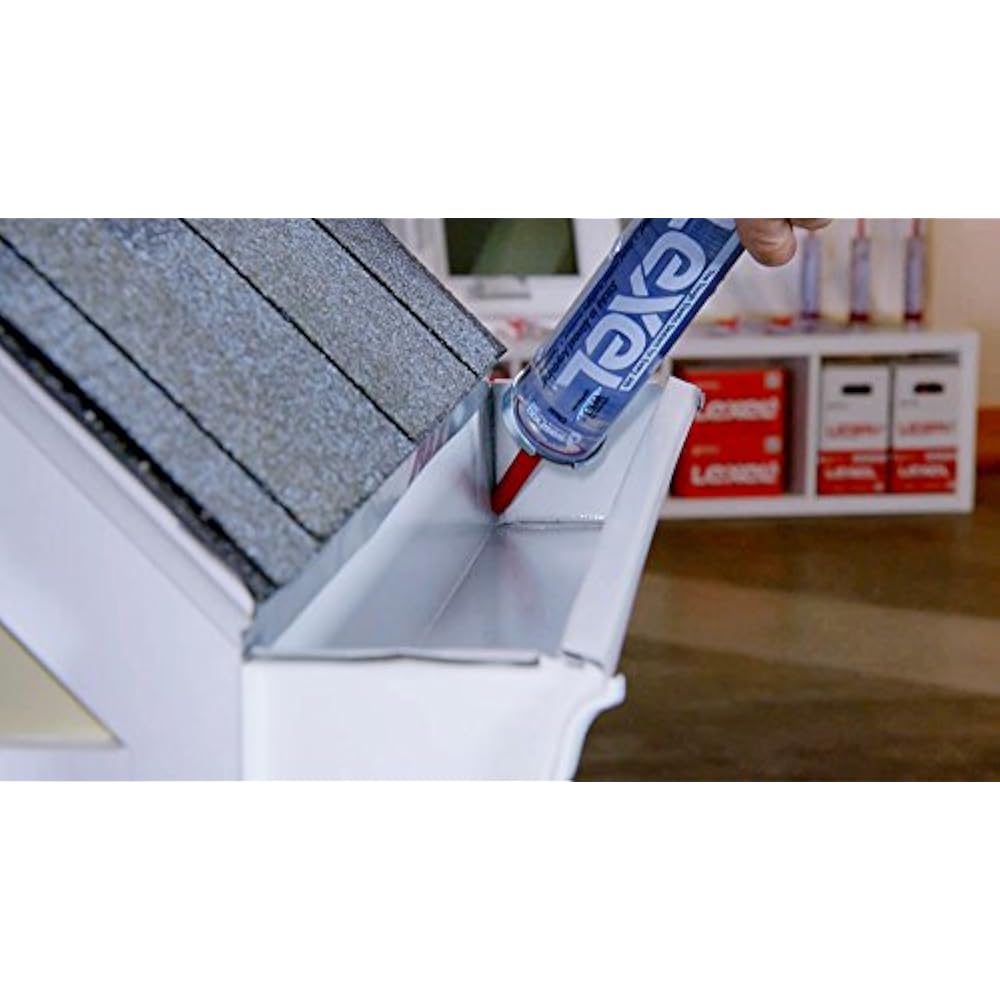 13010 Adhesive Caulk 10.5oz Sealants Clear Lexel Caulk, 10.5Ounce