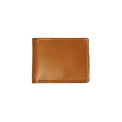 Filson Bridle Leather Bi-Fold Wallet, Tan Leather