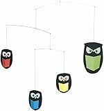 The Wisest Owls Hanging Mobile - 18 Inches - Handmade in Denmark by Flensted