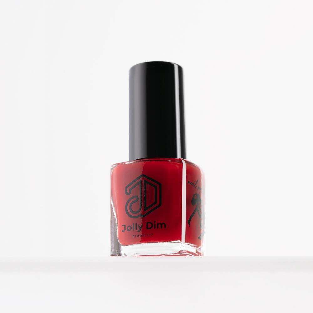 Jolly Dim by Inglot Nail Polish Carmine 5. High-Gloss effect