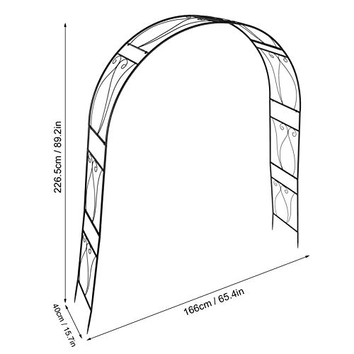 Estink Rosenbogen / Kletterpflanzen aus Eisen, Gartenbogen, Dekoration für den Garten, Bogen, Pflanzen, für Hochzeiten… – Bild 5