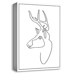 Lines Drawing Home Artwork for Living Room Bedroom