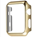 Apple Watch Series 2 Case - UniqueKay Ultra Slim & Light Weight Shiny Case for Apple iWatch S2 Series 2 38mm - Gold