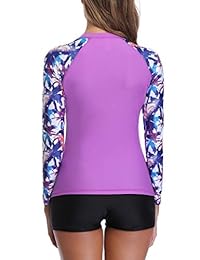 sand's coast Camisa de baño de manga larga para dama Rash Guard SPF Uv Sun Protection Teens Swimsuit Top Swimwear