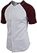 Mens Baseball Button Down Jersey Hipster Hip Hop T Shirts 1UPA01