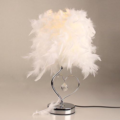 Feathers Table Lamps,Decoration Bedside Desk lamp,Warmth Table Lamps