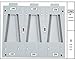 GBW Luxury & Chrome Shampoo Dispenser Pump,Shower Gel,Conditioner,Lotion Dispenser Pump,Wall Mounted 3 Chamber,16X3=48-Ounces,Two Options for installation,GBW-8503