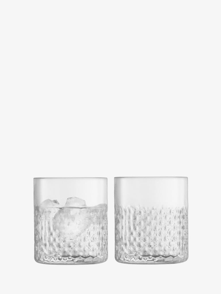LSA International Wicker Tumbler 330ml Clear | Set of 2 | Mouthblown & Handmade Glass | WR01 — image 1