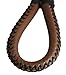 Jasmine Handmade Loop Brown Leather Key Chain