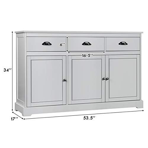 Giantex Sideboard Buffet Server Storage Console Table Home