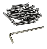 iExcell 50 Pcs M4 x 35 mm Stainless Steel 304 Hex