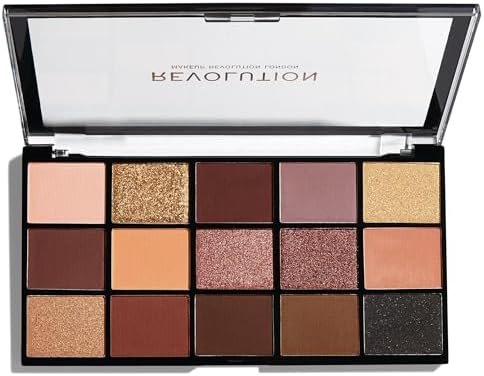 Revolução da Maquilhagem | Paleta de Sombras Reloaded | Valvet Rose | 15 Tons | 16,5 g