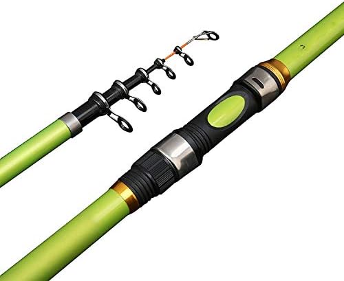 light Saber DUN 1.8M 2.1M 2.4M 2.7M 3.0M Portable Telescopic Fishing Rod Glass Fiber Fishing Pole Travel Sea Fishing Spinning Rod