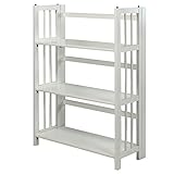 Casual Home 3-Shelf Folding Stackable Bookcase