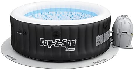 Lay-Z-Spa Round Floor Mat, Hot Tub Floor Protector & Insulation Tiles, 10 Foam Piece Protective Set for Spa and Pump for Round Spas - Image 3