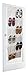 Vinyl Over The Door Shoe Organizer with 24 Reinforced Pockets. Organize Your Shoes with This Shoe Rack Over The Door Organizer and Save Space. Hang on Standard Doors with 3 Steel Over The Door Hooks.