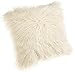 Dikoaina Mongolian Faux Fur Pillow Cover Cushion Case Natural Color (1, 18x18)