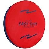 Funsparks Easy Disk Red Small - Soft Catch Flying Disc - Indoors or Outdoors for Kids, Beginners or Advanced Ultimate Flying Disc Players - Kids and Adults - Improves Hand Eye Coordination and Focus