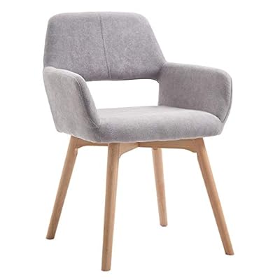 Lansen Furniture Modern Accent Arm Chair with Solid Wood Legs