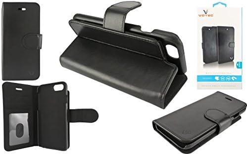Premium PU Leather Wallet Detachable Case With Card Slots & Cash Pocket Fits iPhone 6 Plus, 6S Plus