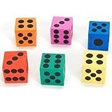 Big Foam Playing Dice (4-Pack of 12)