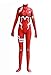 Wish Costume Shop Darling Cosplay Costume FRANXX Zero Two Battle Suit Bodysuit (M, Red)