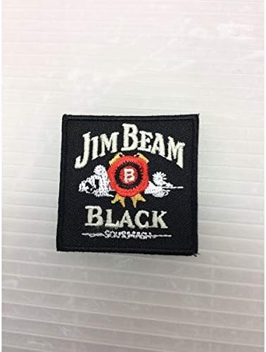 Amazon 小型刺繍ワッペンeg ジムビームアイロンワッペン 刺繍エンブレム大オシャレ アップリケ アメ雑 アメリカ ワッペン アップリケ 通販