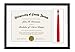 Americanflat Black Tassel Frame - Display 8.5x11 Diplomas - Display Standard Sized Tassel - Shadow Box, 1.5 Inches Deep