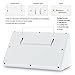 AmaGo Solar Wall Lights - 60 LEDs White Light, 1,300 Lumens, Five-Mode Illumination Via Remote Control, Motion Radar Sensor, Solar Rechargeable, Waterproof, Easy Installation (White Case)