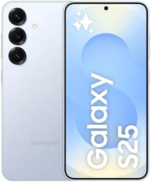 Samsung Galaxy S25 512GB AI Telemóvel, Galaxy AI, 12GB RAM, Câmara de 50MP, Dual SIM, IP68, Garantia do Fabricante 3 Anos + 1 Ano Extra, Cor Azul (Versão Espanhola)