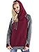 St. Jubileens Women's Hoodie Long Sleeve Casual Pullover Sweatshirts with Front Pocket Red XL