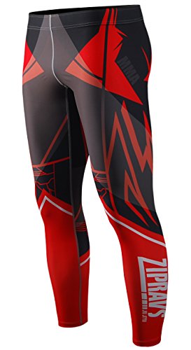 Zipravs Unisex Compression Long Pants Base Layer Jiu Jitsu Fitness MMA BJJ Running