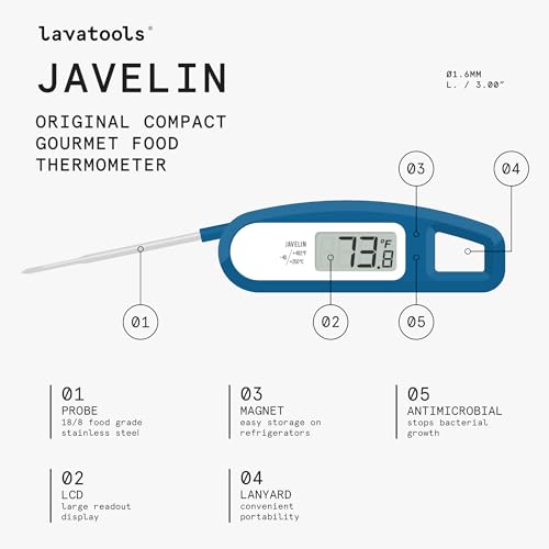 Lavatools PT12 Javelin Ultra Fast Digital Instant Read Meat Thermometer