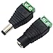 inShareplus 10 Pairs 12V Male and Female 2.1x5.5mm DC Power Jack Plug Adapter Connector for CCTV Security Camera, LED Strip Light