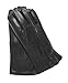 Fratelli Orsini Everyday Men's Our Bestselling Italian Rabbit Fur Gloves Size XL Color Black