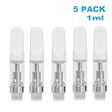 5 Pack 1ml Wickless Ceramic Cell Cartridge White Acessaries for C-C-E-L-L