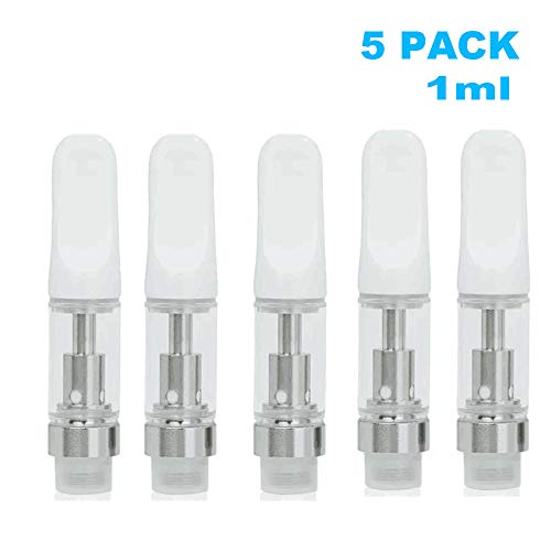 5 Pack 1ml Wickless Ceramic Cell Cartridge White Acessaries for C-C-E-L-L