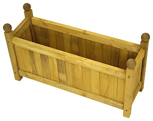Decoline Pflanz-Kasten aus Holz länglich – Bild 5