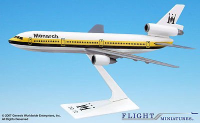 Monarch (84-02) DC-10 Airplane Miniature Model Diecast 1:250 Scale Part# ADC-01000I-012